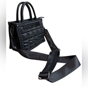 Steve Madden Black Quilted Crossbody Bag